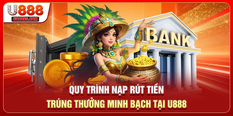 Quy trình nạp rút tiền trúng thưởng minh bạch tại U888